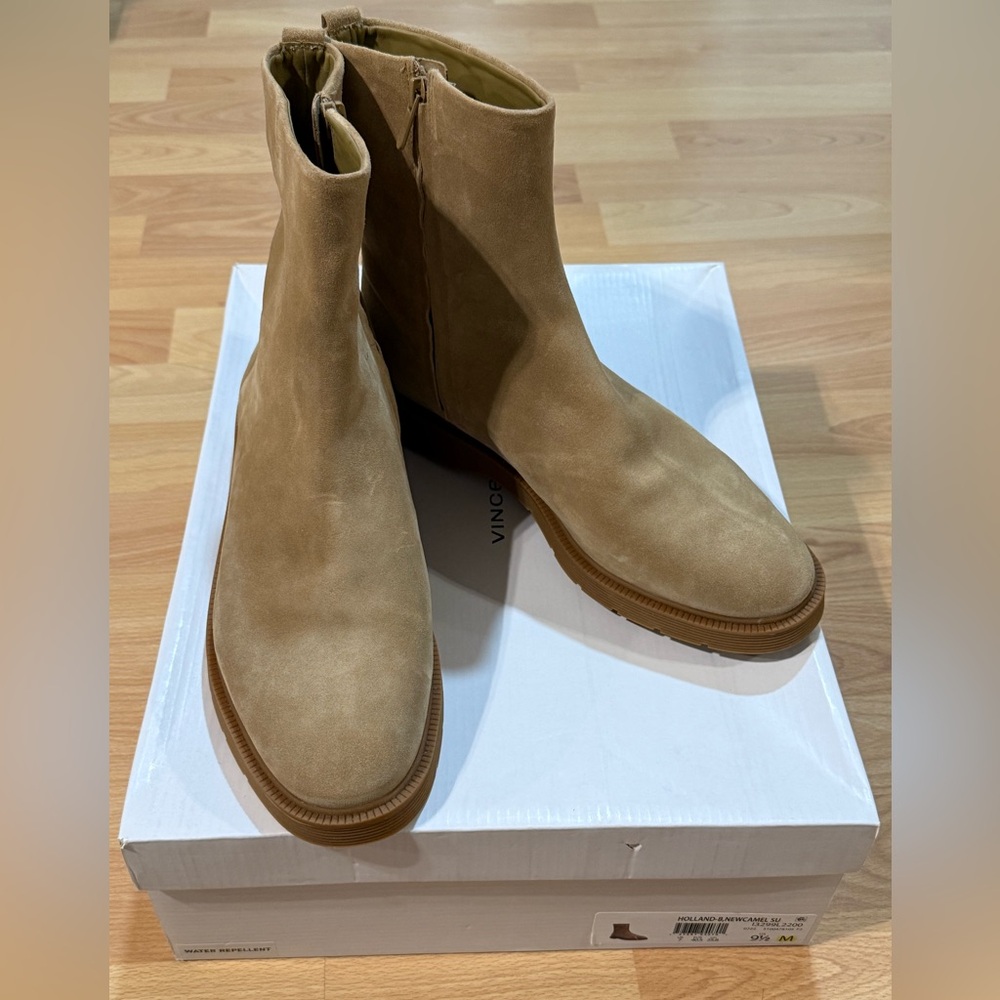 VINCE Holland Suede Ankle Boots Size 9.5